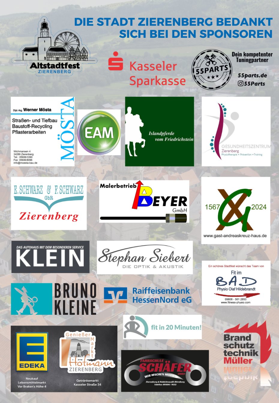 Altstadtfest Zierenberg Ticketvorverkauf (90 x 130 mm) - 1